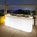 Modern design garden bright bar counter Slide Break Line made in Italy