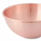 Hand Tinned Copper Bastardella with Wooden Handle 30 cm - Giampiero Viadurini