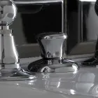 3 Hole Bidet Mixer with Internal Brass Delivery Made in Italy - Noriana Viadurini