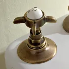 3 Hole Bidet Mixer with Internal Brass Delivery and Butterfly Handles - Miriano Viadurini