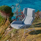 Bergere garden armchair Varaschin Summer Set of modern design Viadurini