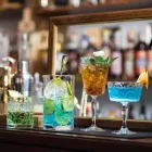 Mixing Glass with Eccentric Decoration Luxury Design 4 Pieces - Destino Viadurini