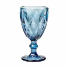 Modern Design Glass Colored Wine Glasses 6 Pieces - Timon Viadurini