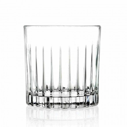 Double Old Fashioned Tumbler Low Glasses 12 Pieces Luxury - Senzatempo Viadurini