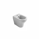 Modern design white ceramic bidet 54x35 cm, made in Italy Viadurini