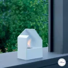 Biocamino countertop with ceramic bioethanol and Curtis steel Viadurini