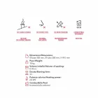 Biocamino round support marble Gordon, made in Italy Viadurini