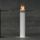 Biocamino outdoor bioethanol with glass top Dean-Table Viadurini