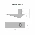 Modern Design Wall Biofireplace in Painted Steel and Glass - Malcolm Viadurini