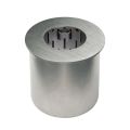 Circular Burner in Satin Steel for Bioethanol Fireplace - Griff12