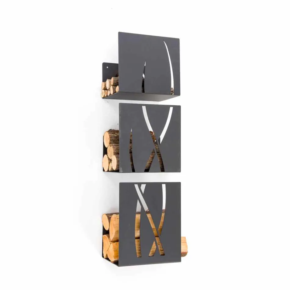 Caf Design Trio steel wall bracket made in Italy Viadurini