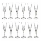 Goblet Flute Ecological Crystal Glass for Champagne 12 Pieces - Cantabile Viadurini
