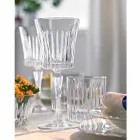 Luxury Wine and Cocktail Glasses Design in Eco Crystal 12 Pieces - Senzatempo Viadurini