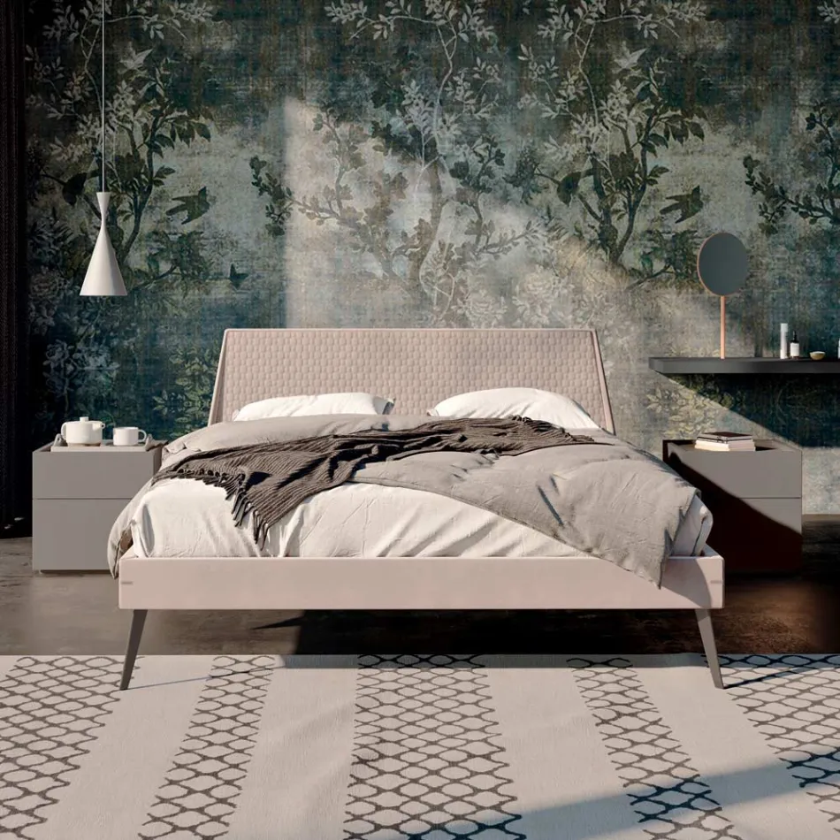 Bedroom with 4 Modern Design Elements Made in Italy - Electric Viadurini
