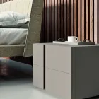 Bedroom with 4 Elements Modern Style Made in Italy High Quality - Minorco Viadurini