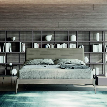 Bedroom with 5 Modern Elements Made in Italy High Quality - Rieti Viadurini