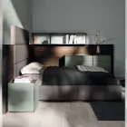 Double Bedroom with 5 Luxury Made in Italy Elements - Emerald Viadurini