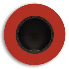 Round Design Wall Bioethanol Fireplace in Painted Steel - Trenton Viadurini