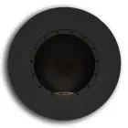 Round Design Wall Bioethanol Fireplace in Painted Steel - Trenton Viadurini