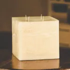 Handcrafted Modern Wax Square Candle Made in Italy - Mondeo Viadurini