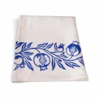 Linen Canvas of Italian Craftsmanship with Hand Printed Design - Trademarks Viadurini