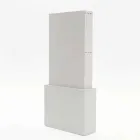 Trolley door extensions in white bronzed porous open Columbus Viadurini