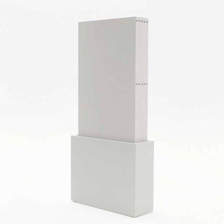 Trolley door extensions in white bronzed porous open Columbus Viadurini