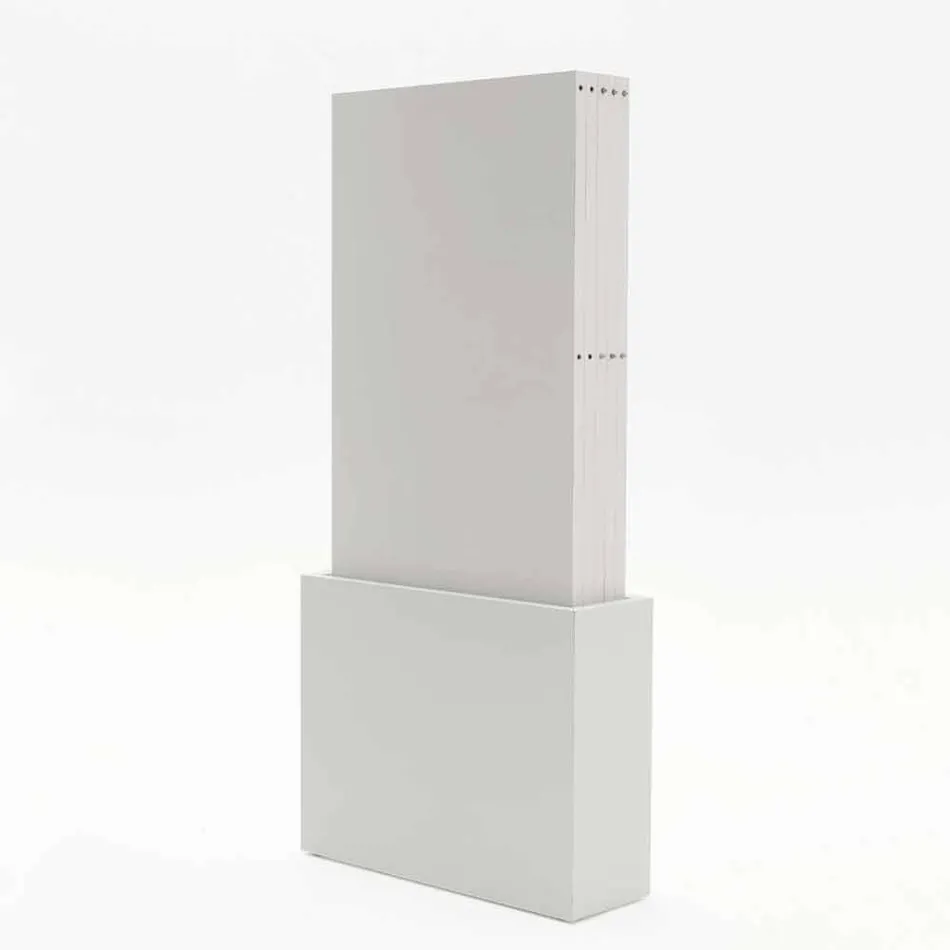 Trolley door extensions in white bronzed porous open Columbus Viadurini