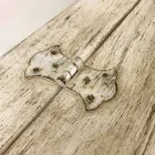 Chest Handmade in Solid Wood with Gold Profiles Made in Italy - Caio Viadurini