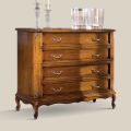 Classic Bedroom Chest of 4 Drawers Made in Italy - Richard