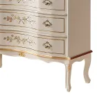 Classic Style Chest of Drawers in Wood with 3 Drawers Made in Italy - Elegant Viadurini