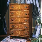 Classic Style Chest of Drawers in Wood with Drawers Made in Italy - Elegant Viadurini