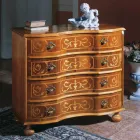 Classic Style Chest of Drawers in Wood with Drawers Made in Italy - Elegant Viadurini