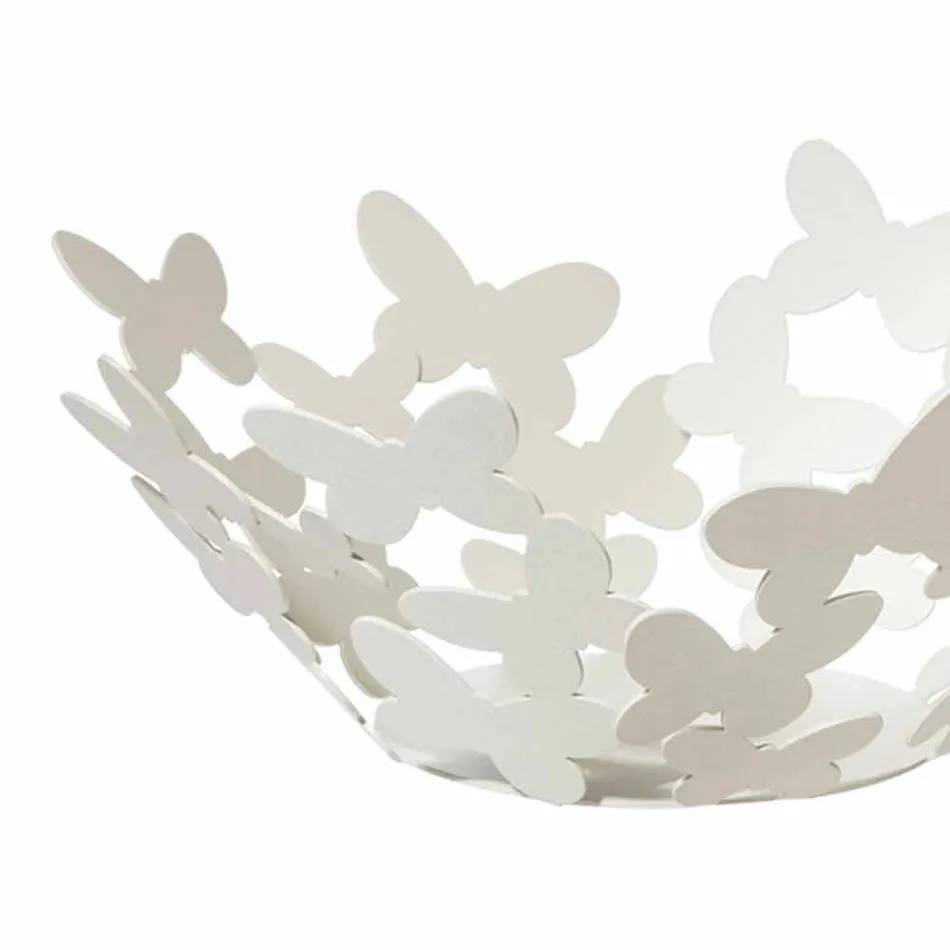 White, Beige or Ivory Iron Design Centerpiece Made in Italy - Leiden Viadurini