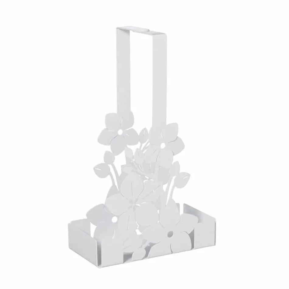 Modern Design Floral Iron Cup Holder Basket Made in Italy - Marken Viadurini