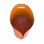 Internal leather pellet basket 15 Kg of Sapel design Viadurini