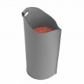 Internal leather pellet basket 15 Kg of Sapel design