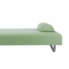 Outdoor Design Chaise Longue in Metal and Fabric Made in Italy - Selia Viadurini