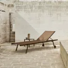 Garden Chaise Longue Aluminum and Technical Fabric - Bahia by Varaschin Viadurini