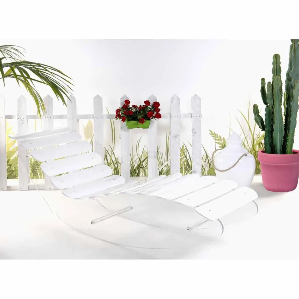Designer Chaise longue in transparent plexiglass Josue made in Italy Viadurini