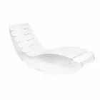 Designer Chaise longue in transparent plexiglass Josue made in Italy Viadurini