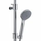 Shower Column with Diverter and Square Shower Head Made in Italy - Silver Viadurini