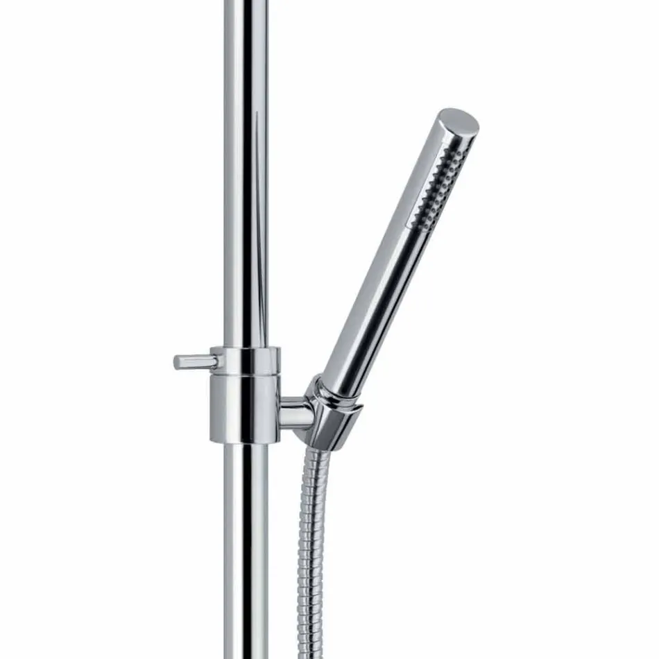 Shower Column with Thermostatic Mixer in Brass Made in Italy - Gallo Viadurini