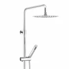 Shower Column with Ultrathin Steel Shower Head Made in Italy - Studio Viadurini