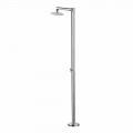 Garden Shower Column in Chromed Stainless Steel Made in Italy - Modeo