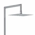 Luxury Shower Column in Brass Chrome Finish Made in Italy - Gallo Viadurini