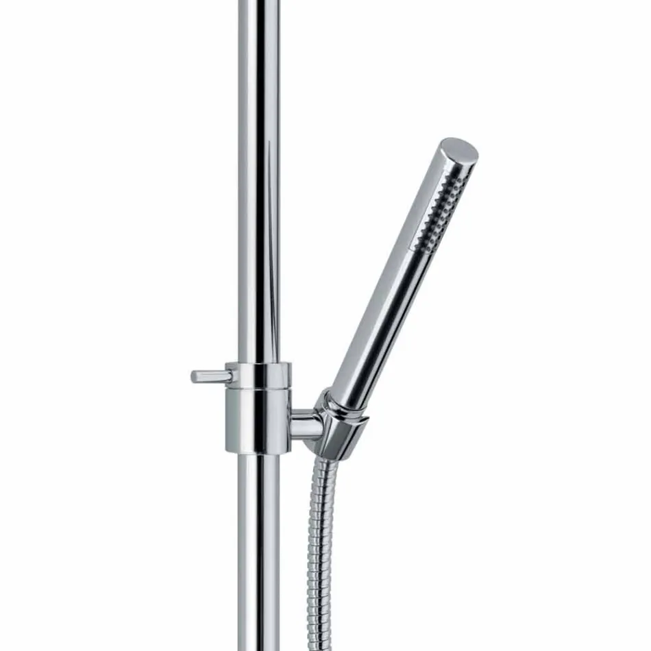 Brass Shower Column with Thermostatic Mixer Made in Italy - Gallo Viadurini