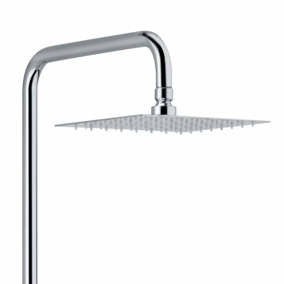 Brass Shower Column with Thermostatic Mixer Made in Italy - Gallo Viadurini
