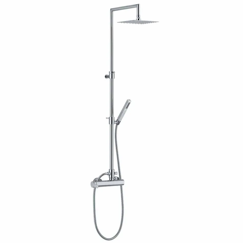 Brass Shower Column with Shower Head and ABS Shower Made in Italy - Padula Viadurini