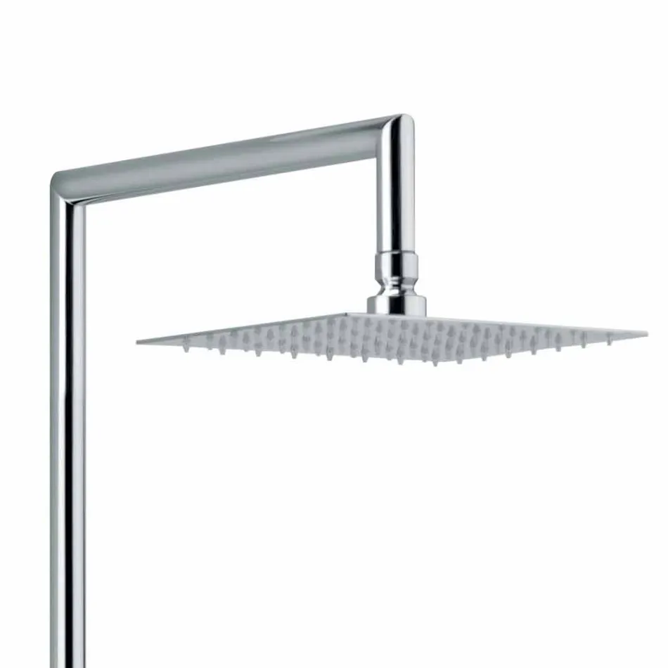 Brass Shower Column with Shower Head and ABS Shower Made in Italy - Padula Viadurini